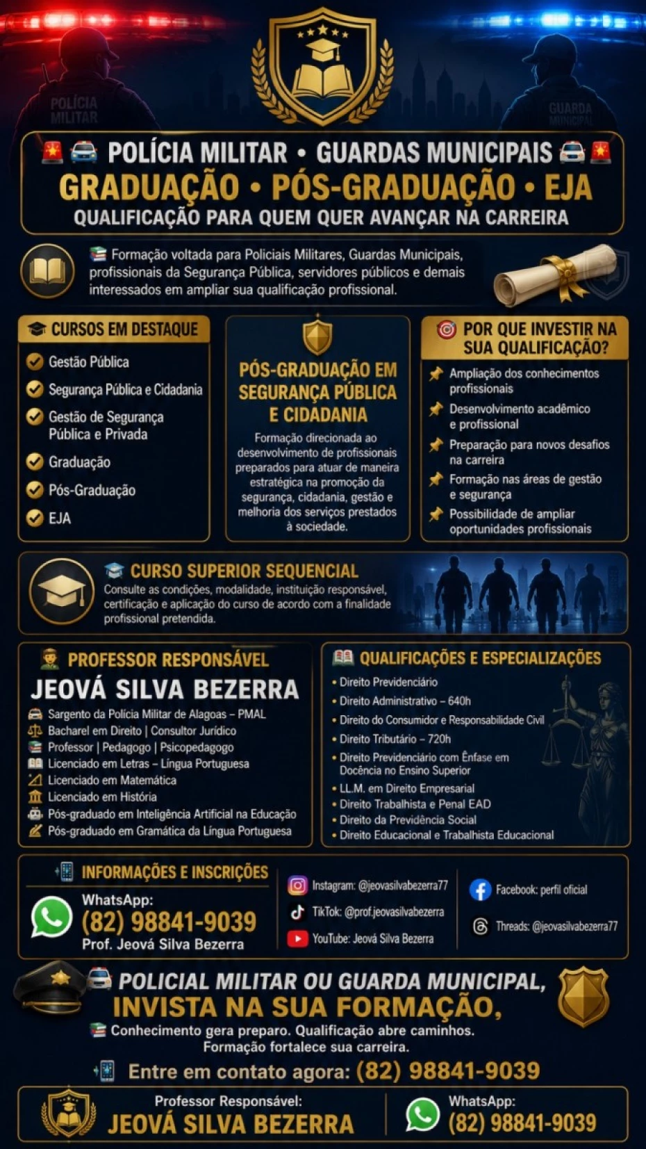Foto 4:  — Prof. Jeová Silva Bezerra - Cursos de Graduação, Pós Graduação e EJA