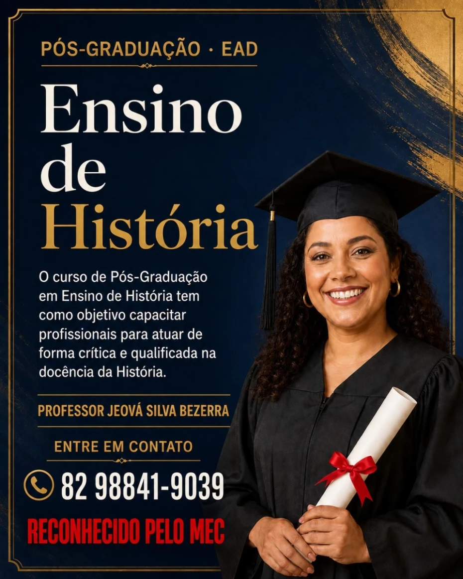Foto 16:  — Prof. Jeová Silva Bezerra - Cursos de Graduação, Pós Graduação e EJA