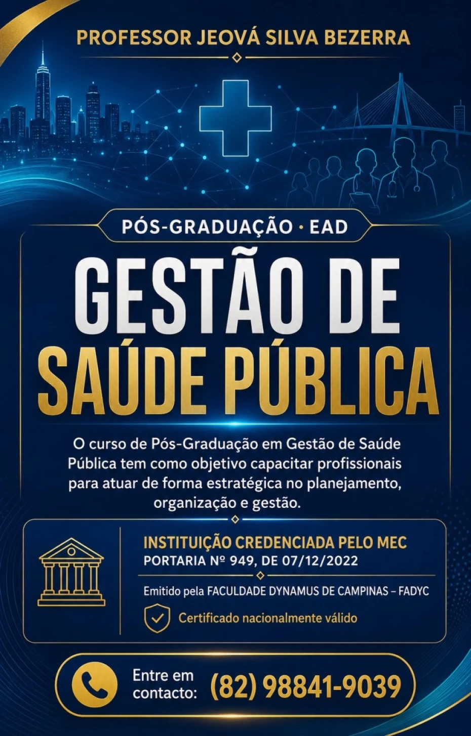 Foto 33:  — Prof. Jeová Silva Bezerra - Cursos de Graduação, Pós Graduação e EJA